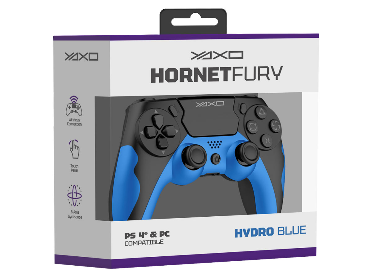 YAXO HORNET FURY Hydro Blue Controller - Verpackungsansicht