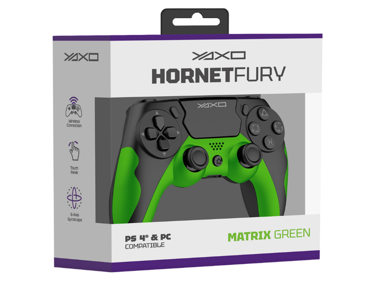 YAXO HORNET FURY Matrix Green Controller - Verpackungsansicht