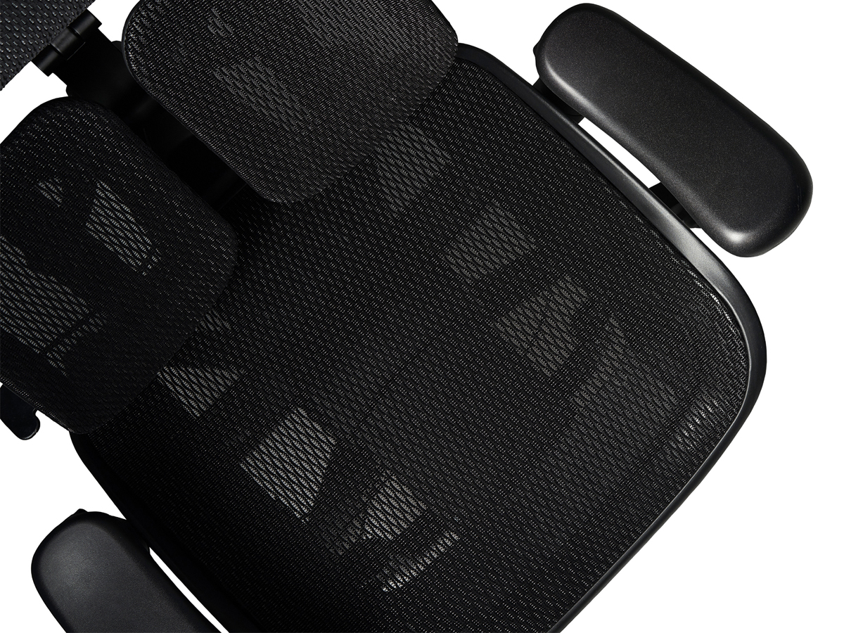 Ergonomischer Stuhl Yumisu 1010 Schwarz - Innovativer TECHMesh-Bezug