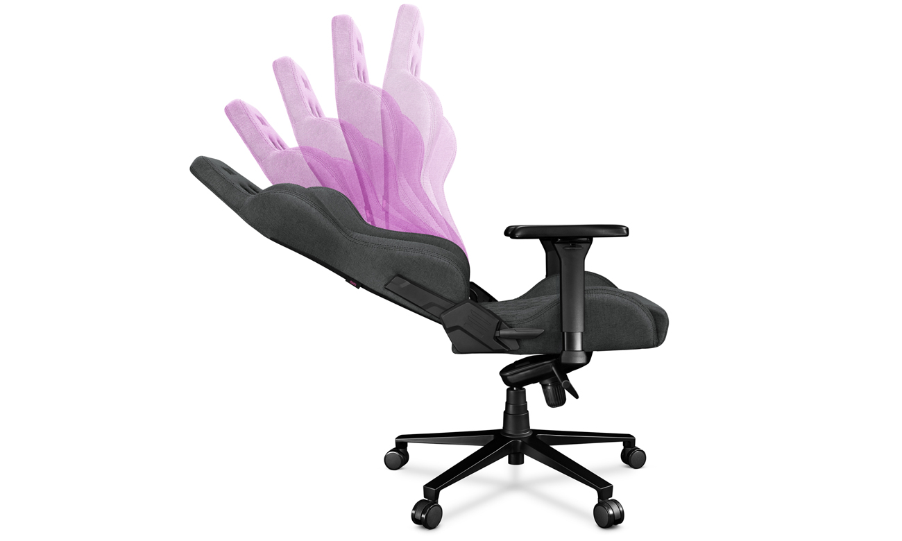 Fotel gamingowy Yumisu 2050 Magnetic Ciemnoszaro-Czarny (Tkanina) - Mechanizm ergomultiblock