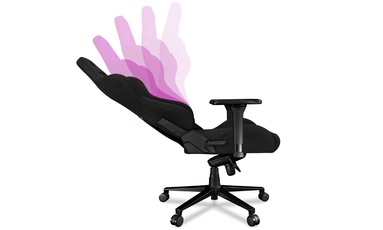 Fotel gamingowy Yumisu 2050 Magnetic Czarny (Tkanina) - Mechanizm ergomultiblock