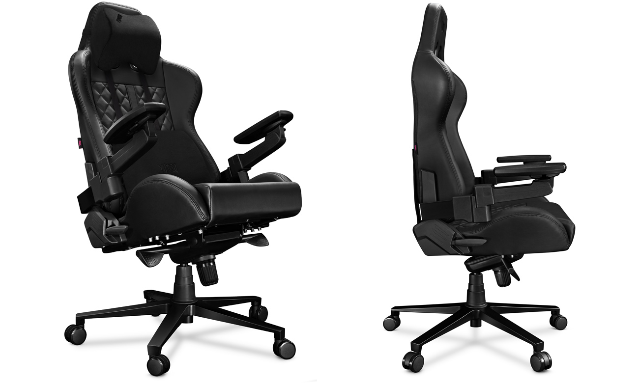 Podłokietniki regulowane w 4 płaszczyznach