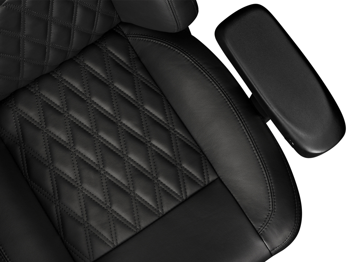 Gamingstuhl Yumisu 2053 Magnetic Schwarz - Nahaufnahme der Sitzfläche