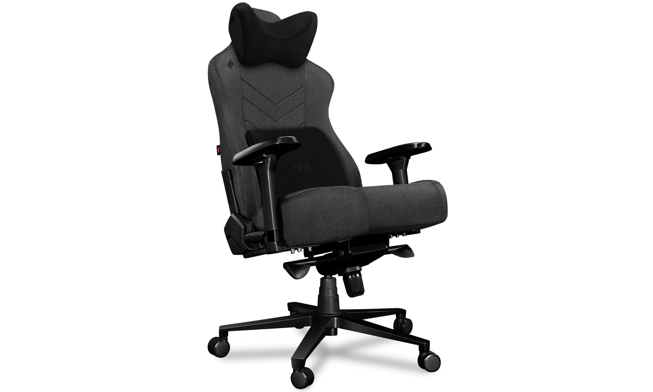 Fotel gamingowy Yumisu 2053 Tkanina Ciemnoszaro-czarny - Mechanizm ergomultiblock