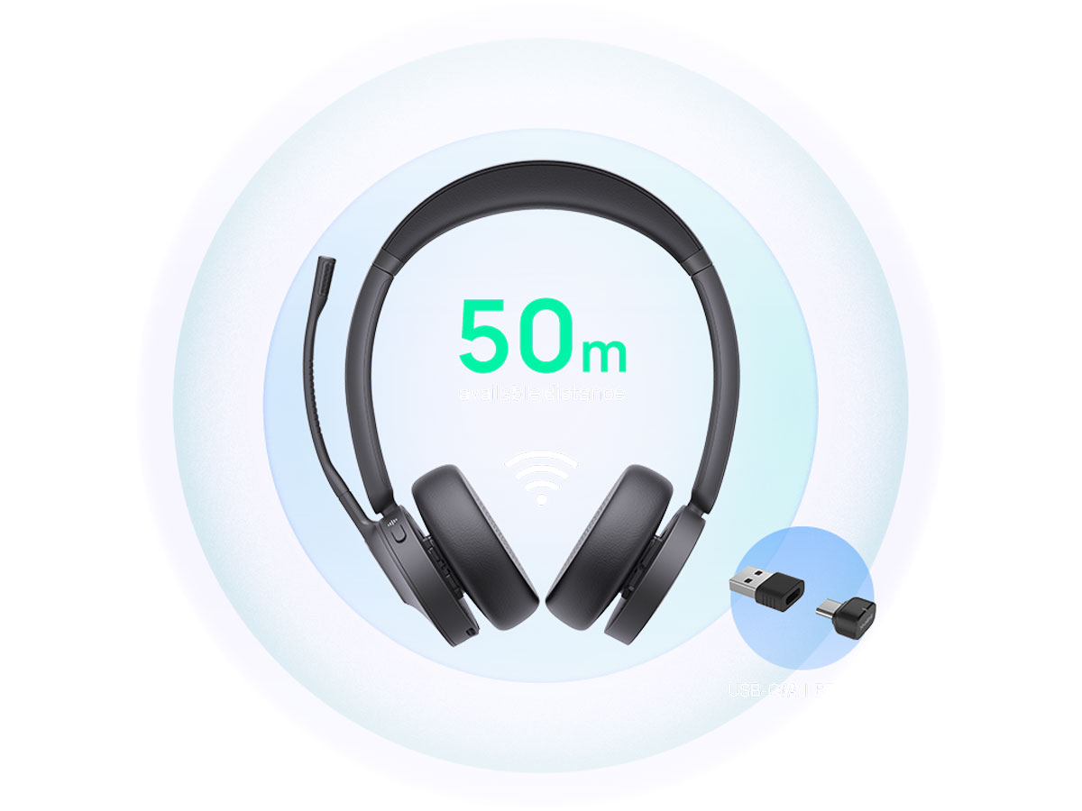 Zubehör für Kopfhörer Yealink BH70 Dual Headset - Freiheit und Zuverlässigkeit