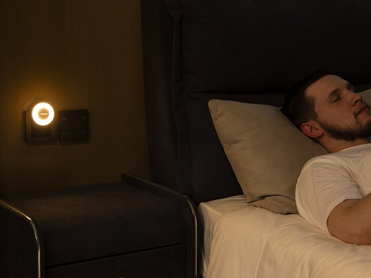 Lampe Nacht mit Dämmerungssensor Yeelight Sensor NightLight Lite - Lifestyle-Grafik