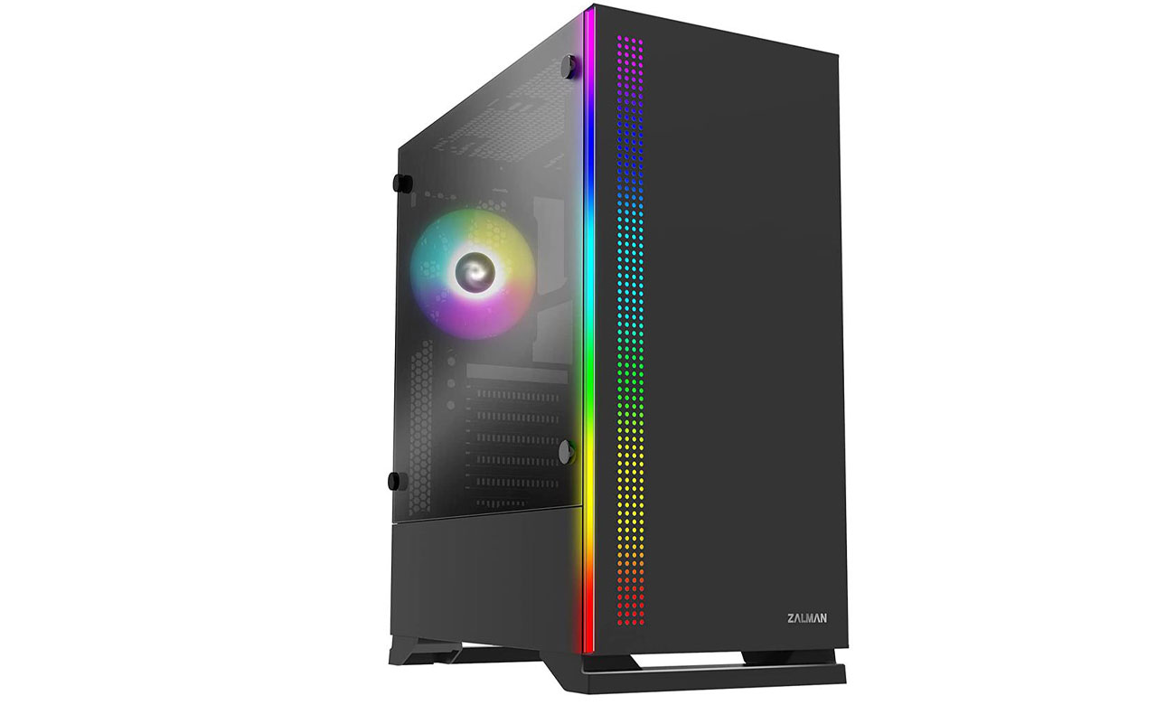 Odpowiedni przepływ powietrza z podświetleniem