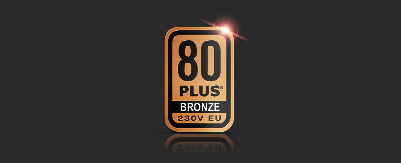 Certyfikat 80 PLUS Bronze