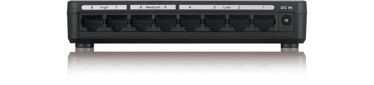  Zyxel 8p GS-108Sv2 Media Switch