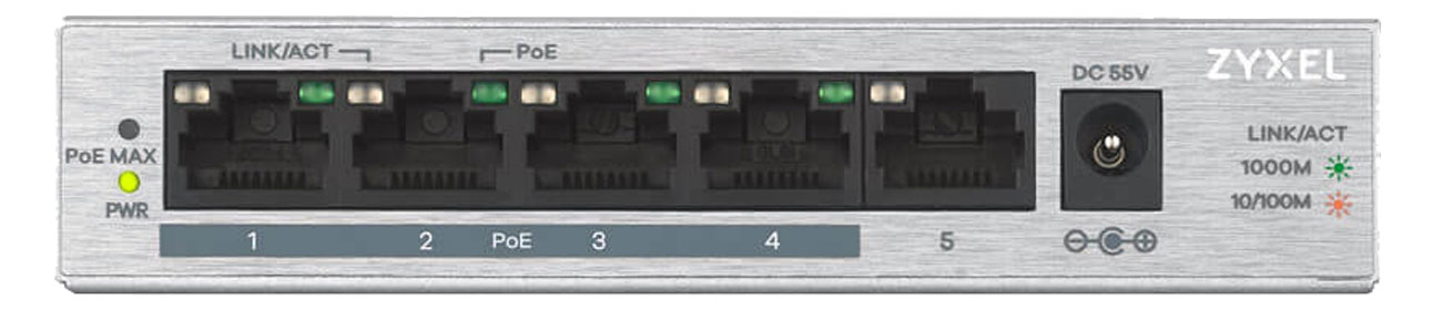 Zyxel GS1005HP (5x10/100/1000Mbit PoE+)