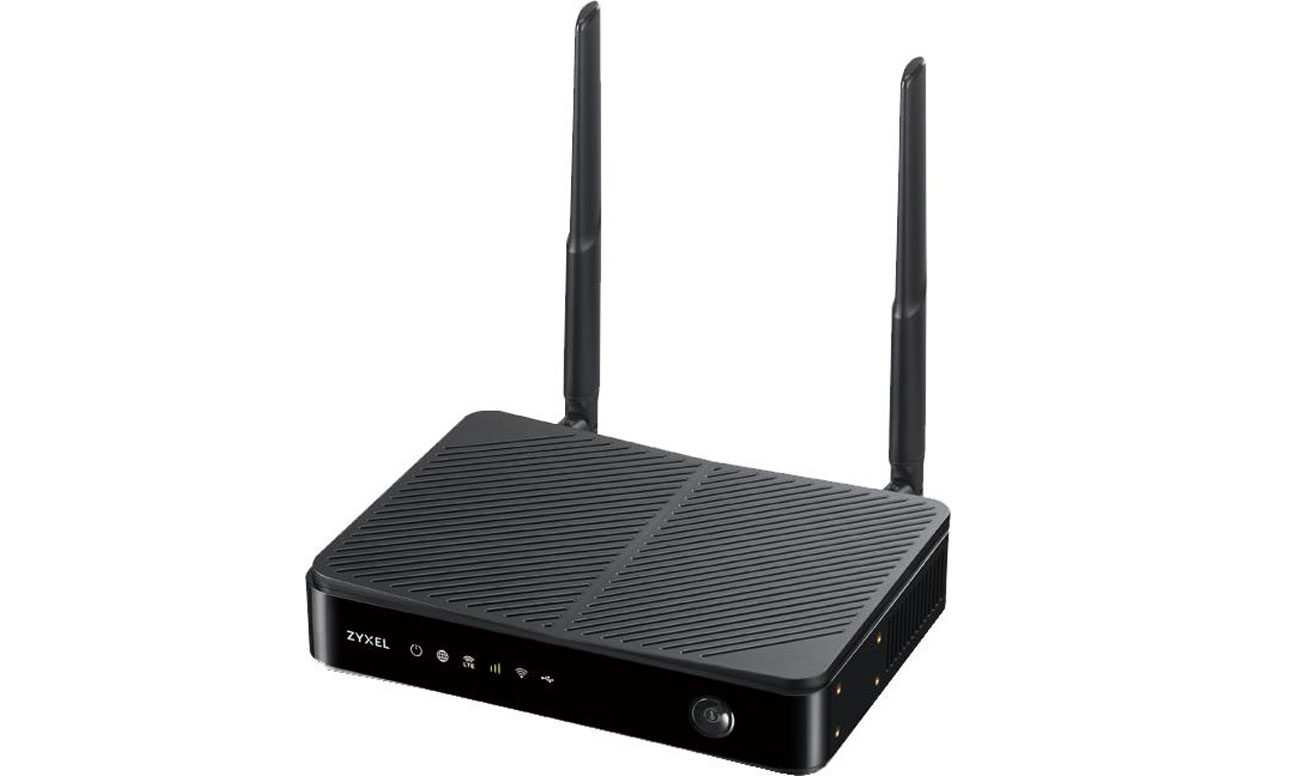 Router Zyxel LTE3301-PLUS - Frontansicht im Winkel