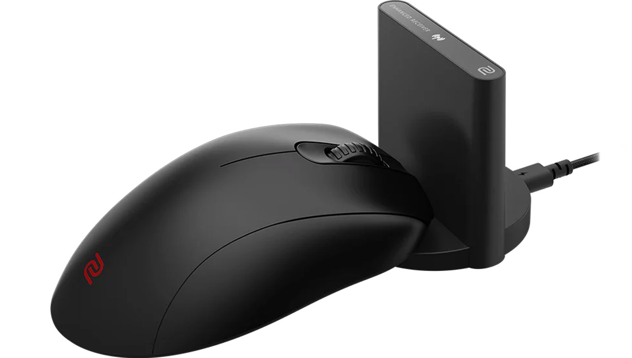 Zowie EC1-CW Seitenansicht, Ladestation und Empfänger