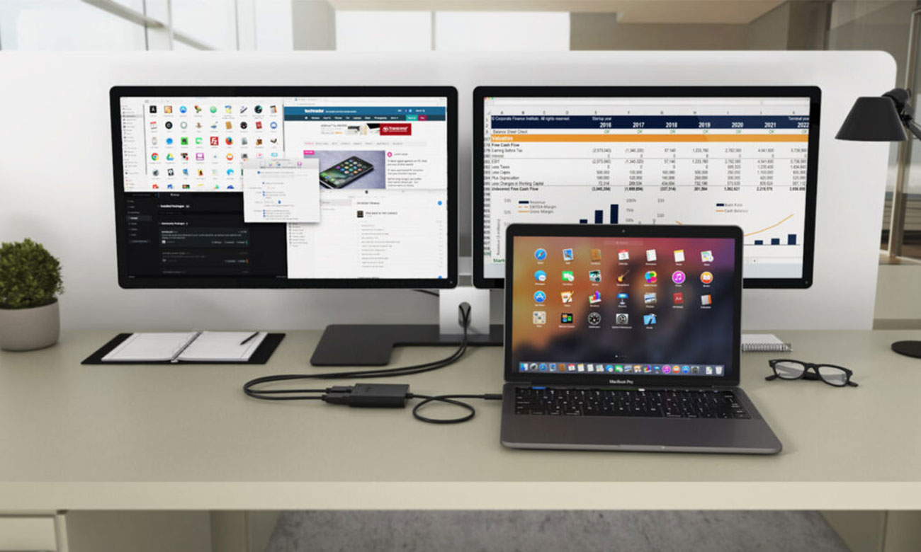 Adapter i-tec C31DUAL4K60HDMI