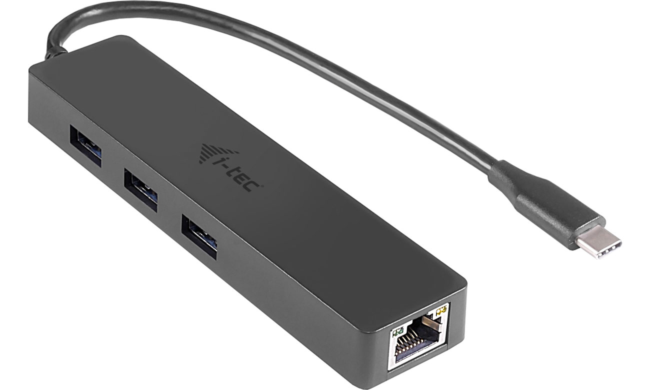 Adapter i-tec USB-C - 3x USB, RJ-45