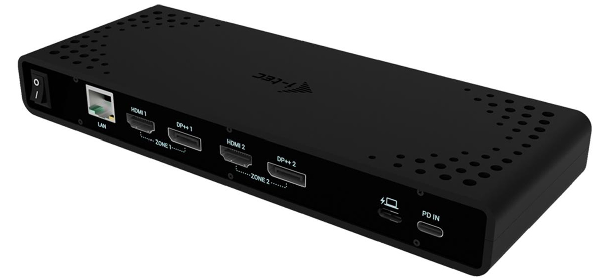 i-tec Universal Dual 4K Display Docking Station PD 85W + Netzteil