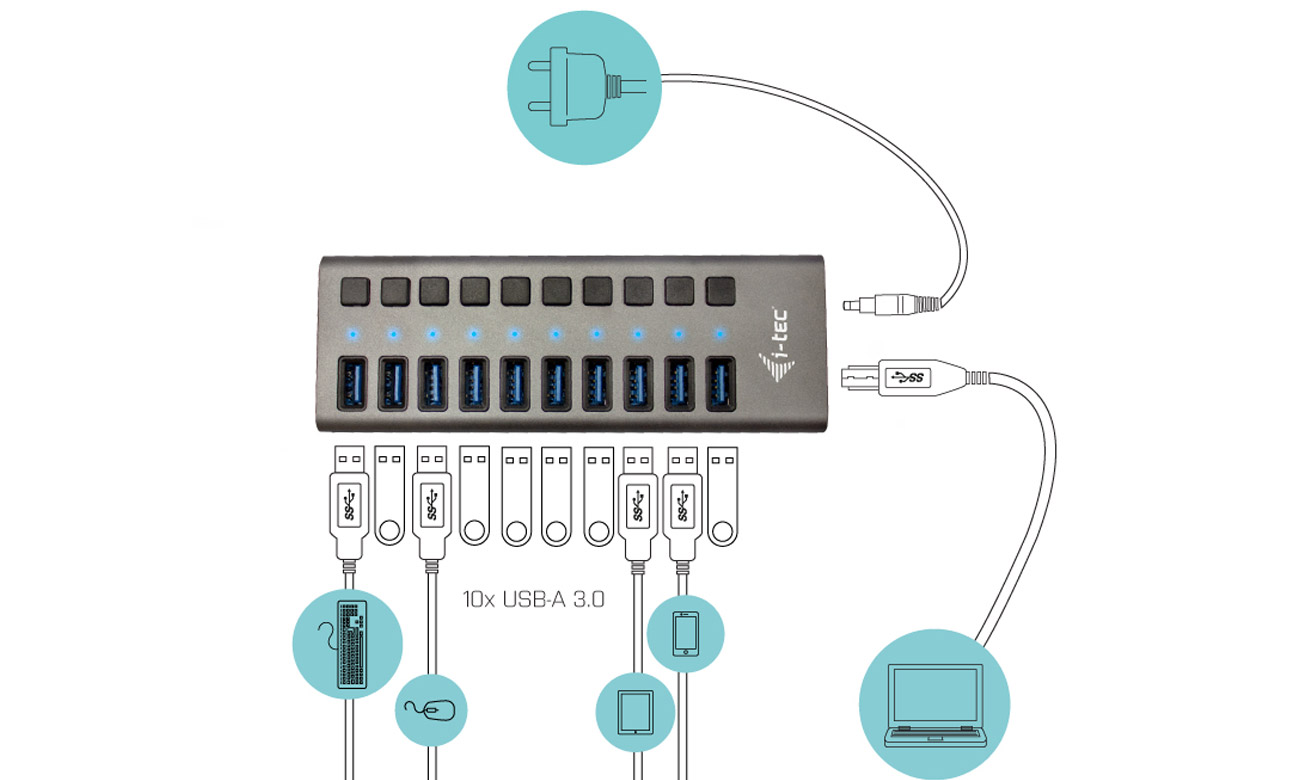 i-tec USB 3.0 Charging HUB