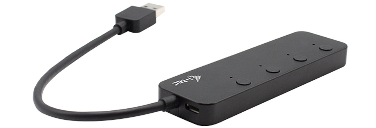Hub i-tec USB 3.0 Metal HUB 4 Port (mit Portschaltern)
