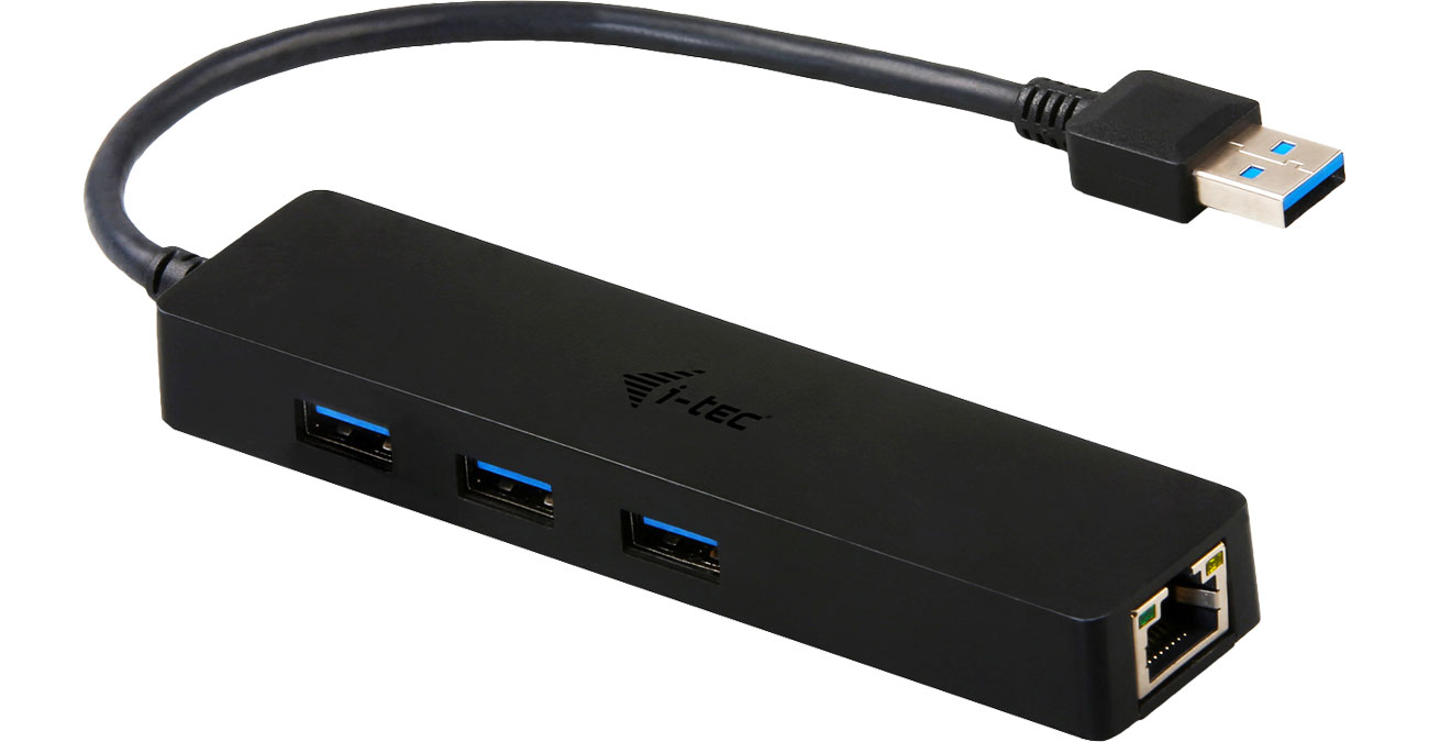 Hub i-tec USB - 3x USB, RJ-45