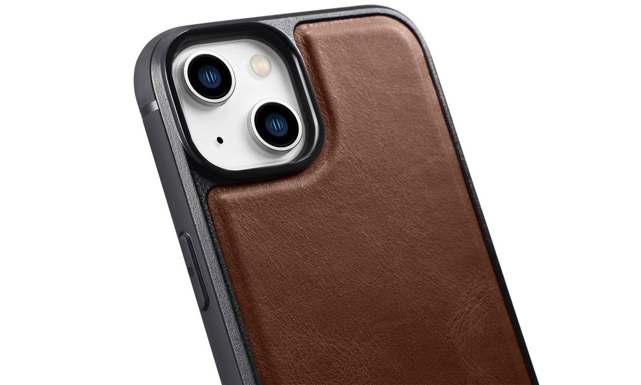 Etui  iCarer Leather Oil Wax für iPhone 14 Plus (MagSafe) 