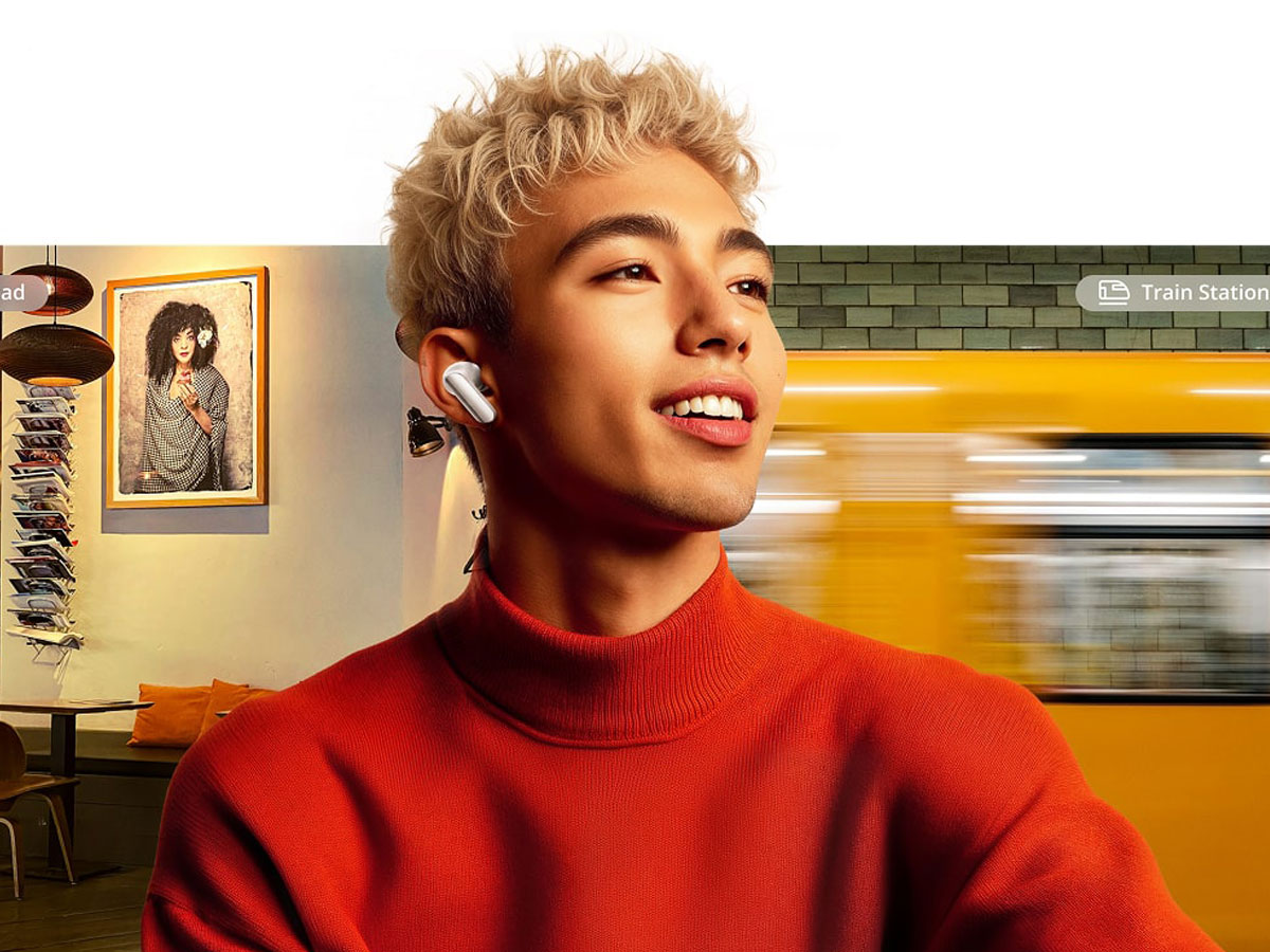 Słuchawki bezprzewodowe realme Buds Air7 Pro - Grafika lifestyle