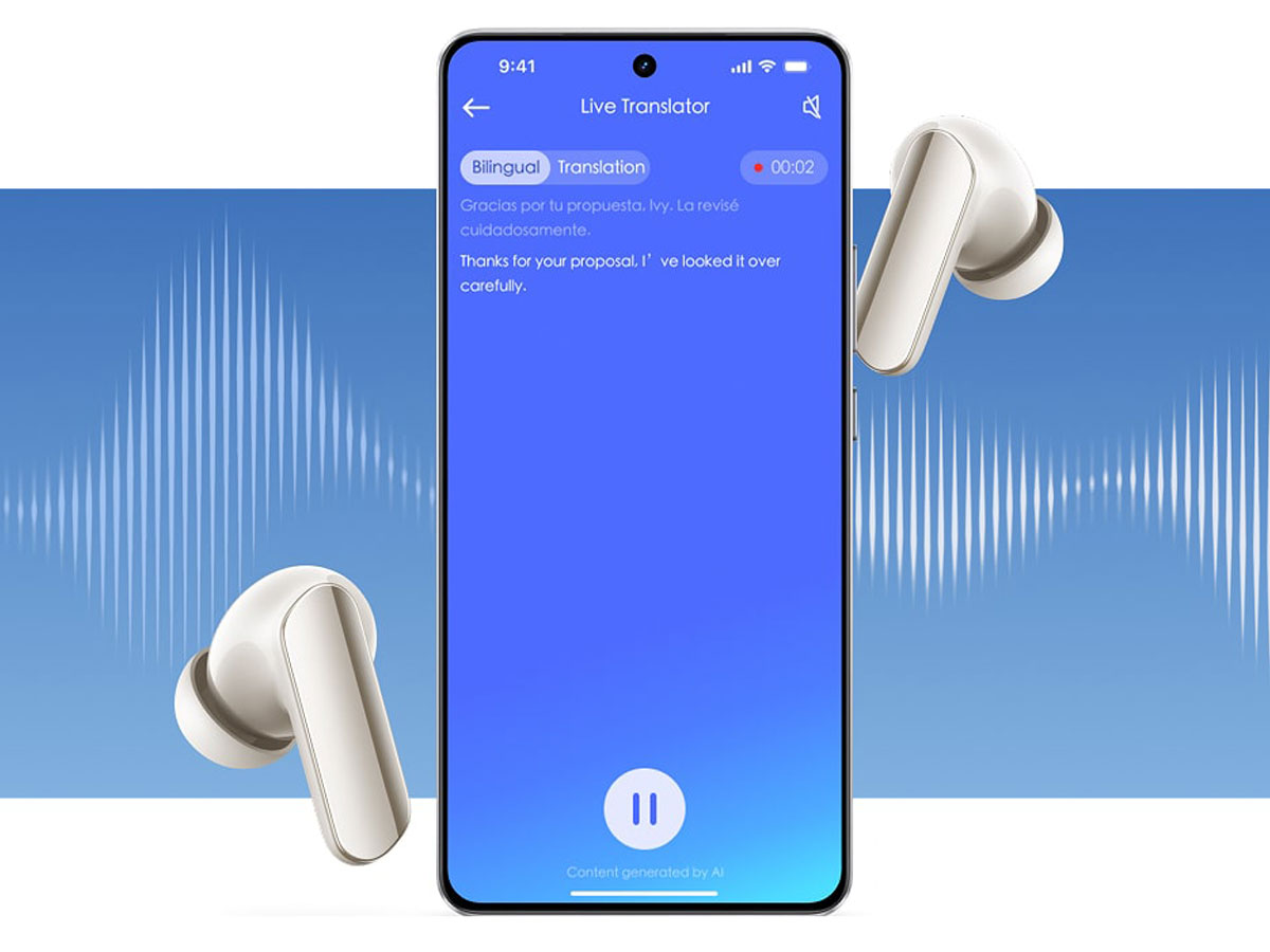 Słuchawki bezprzewodowe realme Buds Air7 Pro - Verbindung nach deiner Kontrolle
