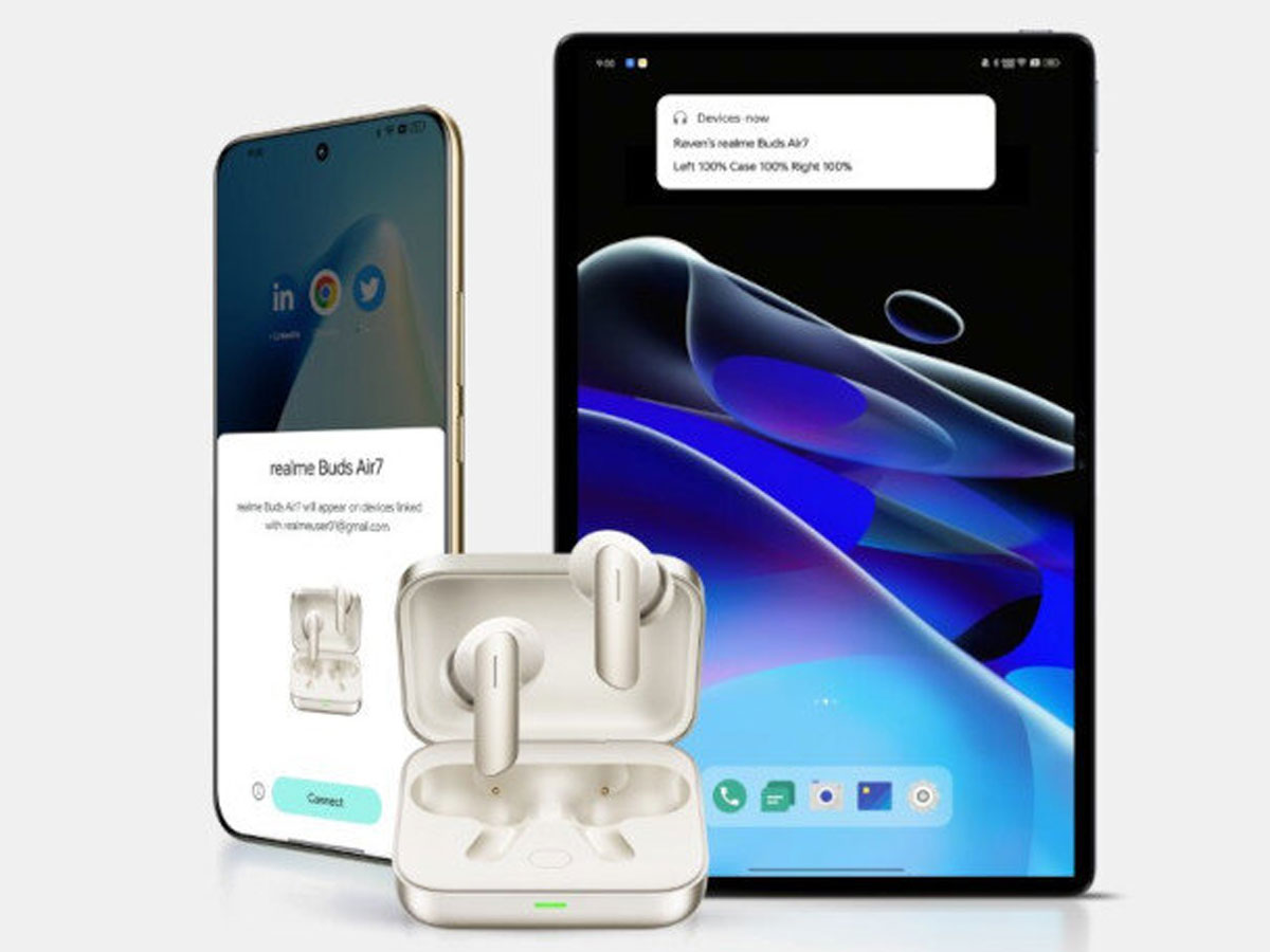 Słuchawki bezprzewodowe realme Buds Air7 - Modernes Design, volle Kontrolle