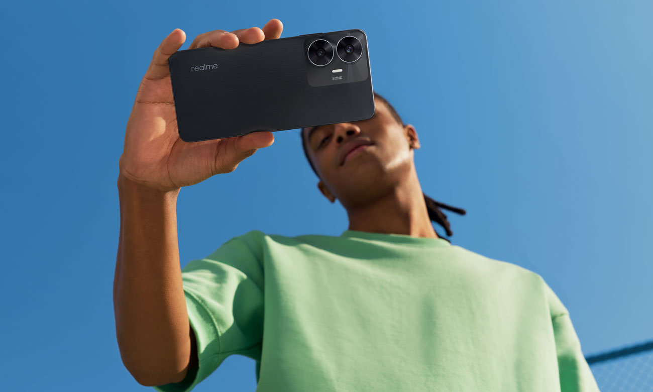 Lächle für das Foto