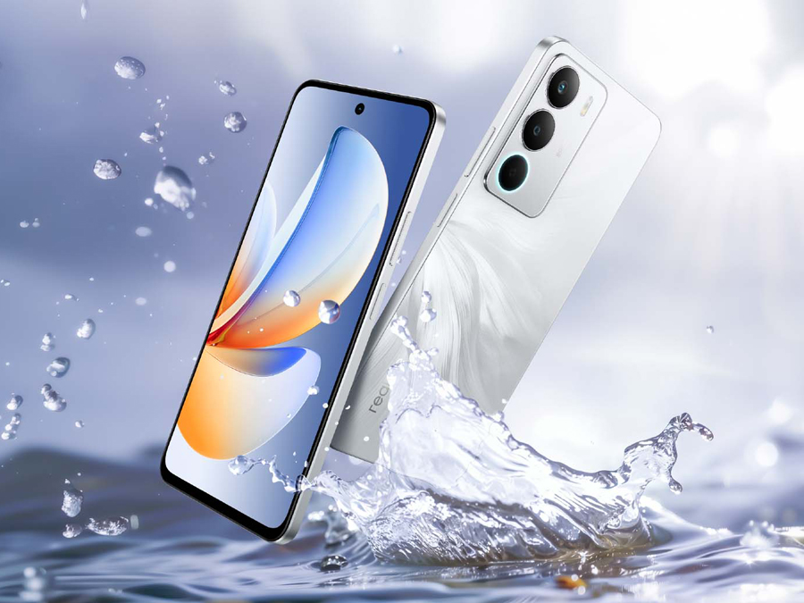 realme C71 Bildschirm und Rückseite