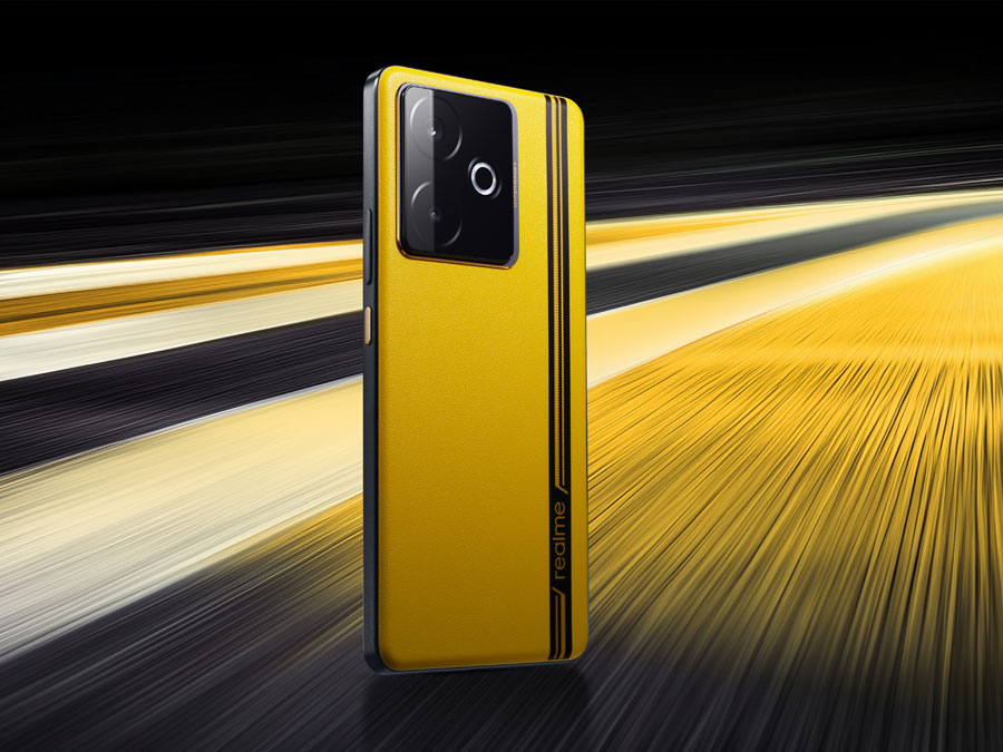 realme GT 7T linke Seite des Gehäuses